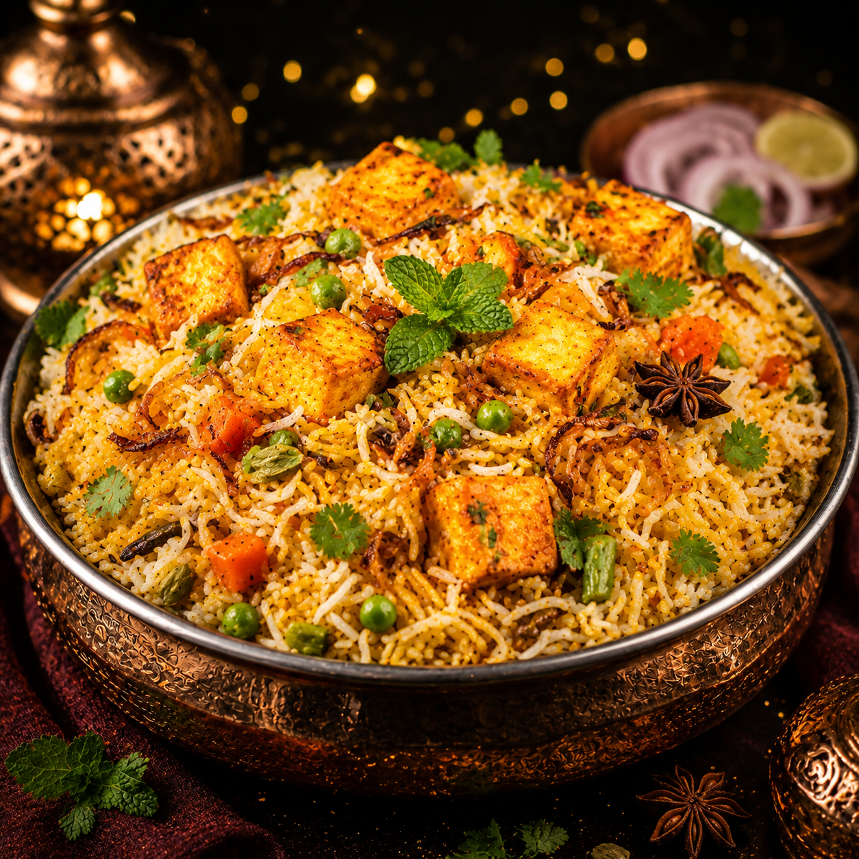  Paneer Donne Biryani       